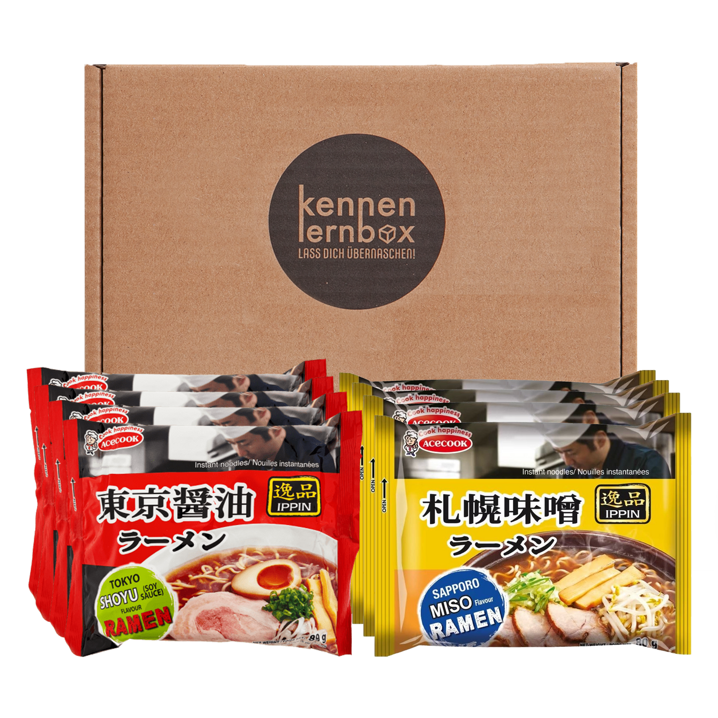 Acecook Ippin 4er Pack Miso & 4er Pack Shoyu Angebot MHD 02.02.2025