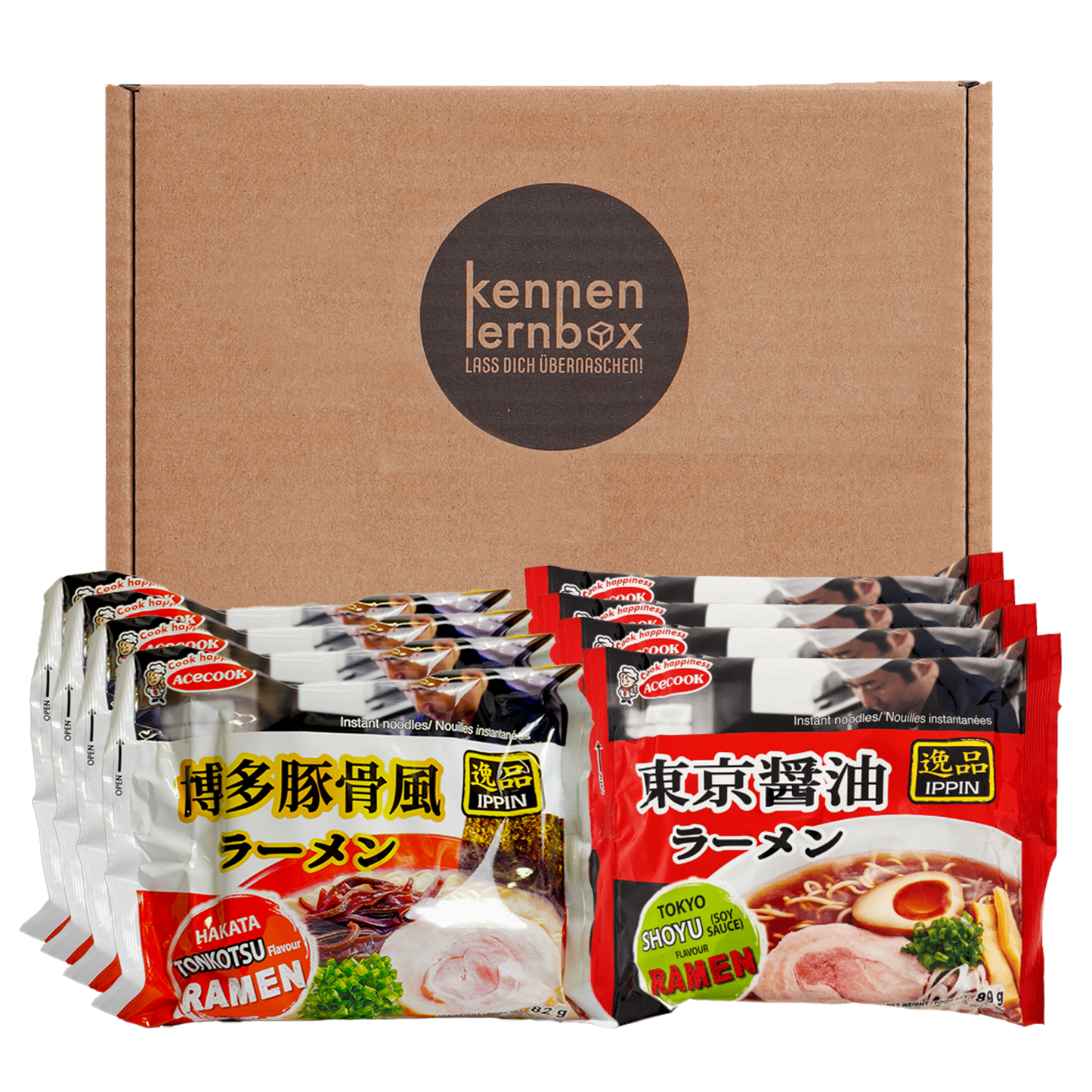 Acecook Ippin 4er Pack Shoyu & 4er Pack Tonkotsu Angebot MHD 02.02.2025