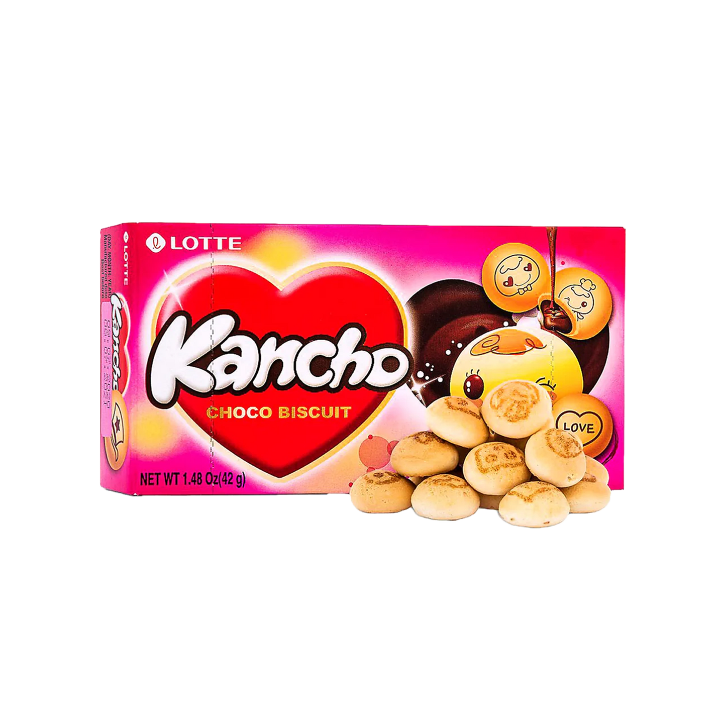 Kancho Chocolate Biscuit | Beliebter Snack aus Korea | Leckere Kekse mit Schokoladenfüllung