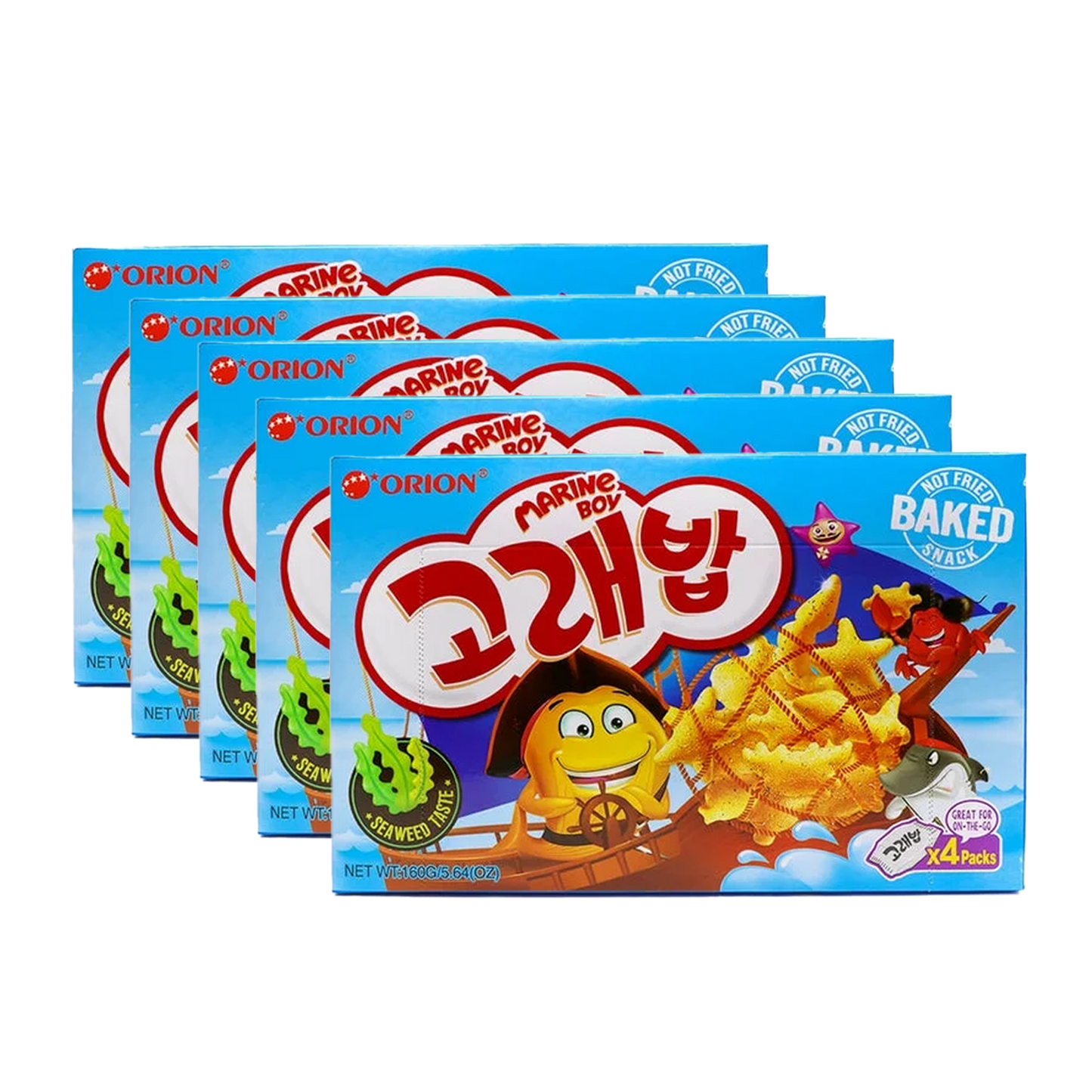 5 x Marine Boy Snack mit Seetang Geschmack