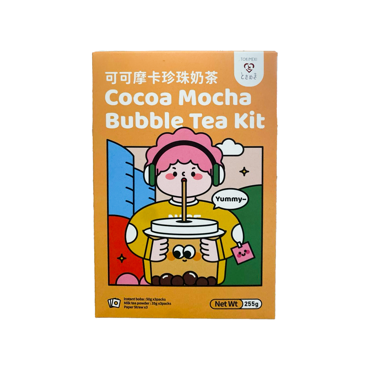 Tokimeki Cocoa Mocha Bubble Tea Kit