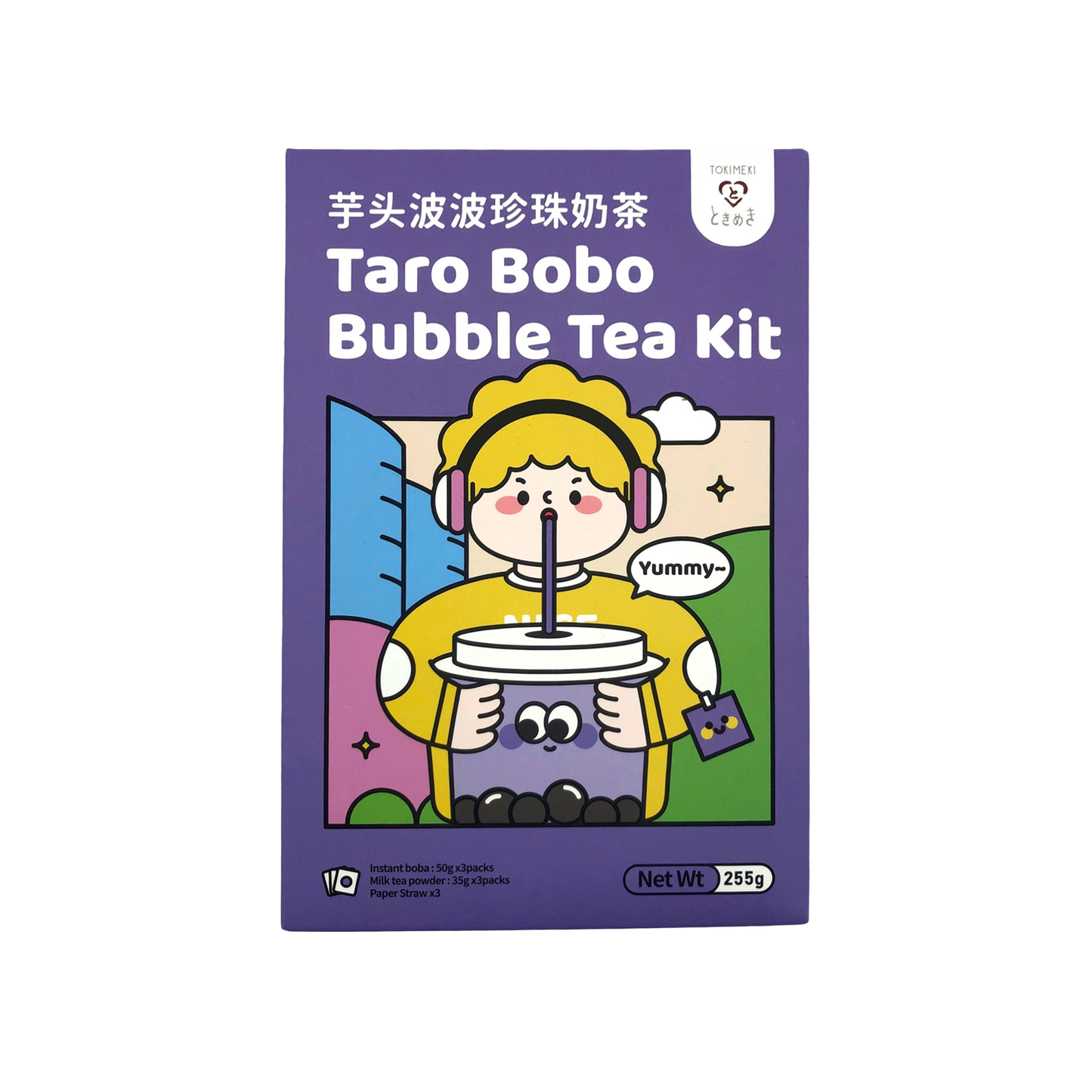 Tokimeki Taro Bobo Bubble Tea Kit